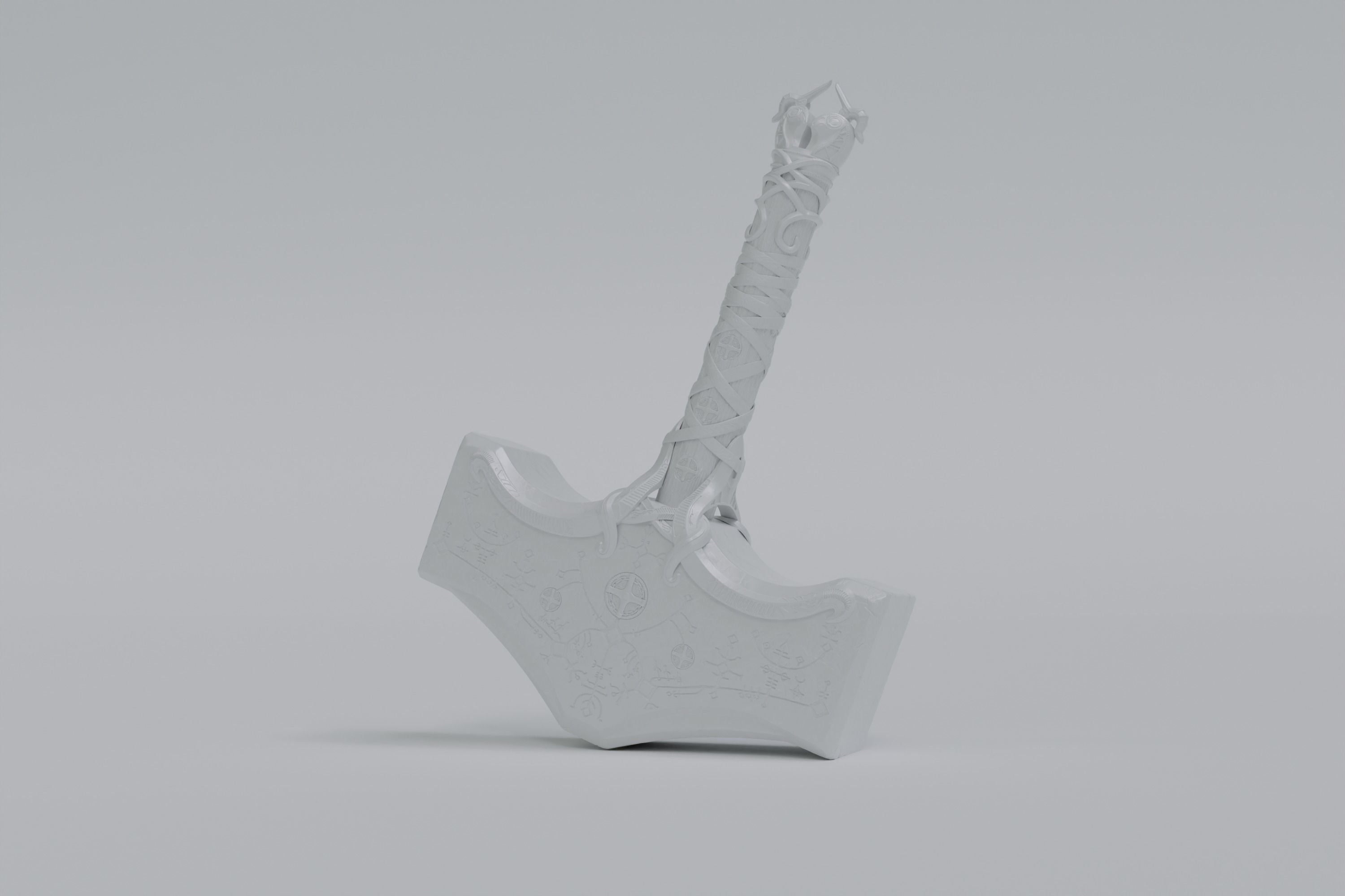 God of War - Thor mjolnir 3D model 3D printable | CGTrader