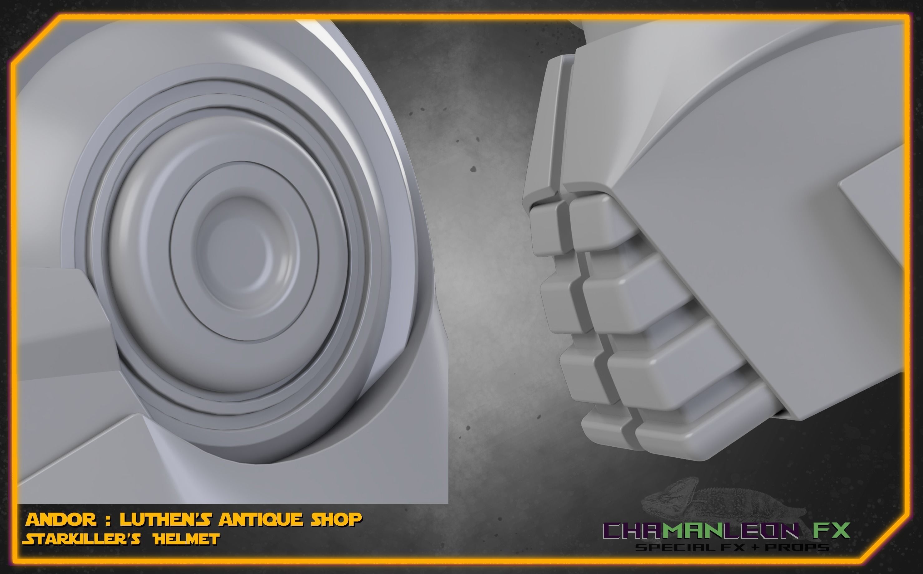 Starkiller Helmet Andor Star Wars Cosplay 3D model 3D printable | CGTrader