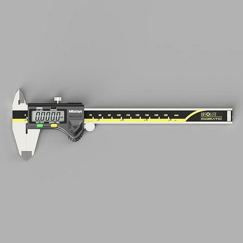 Digital Caliper 3D model CGTrader