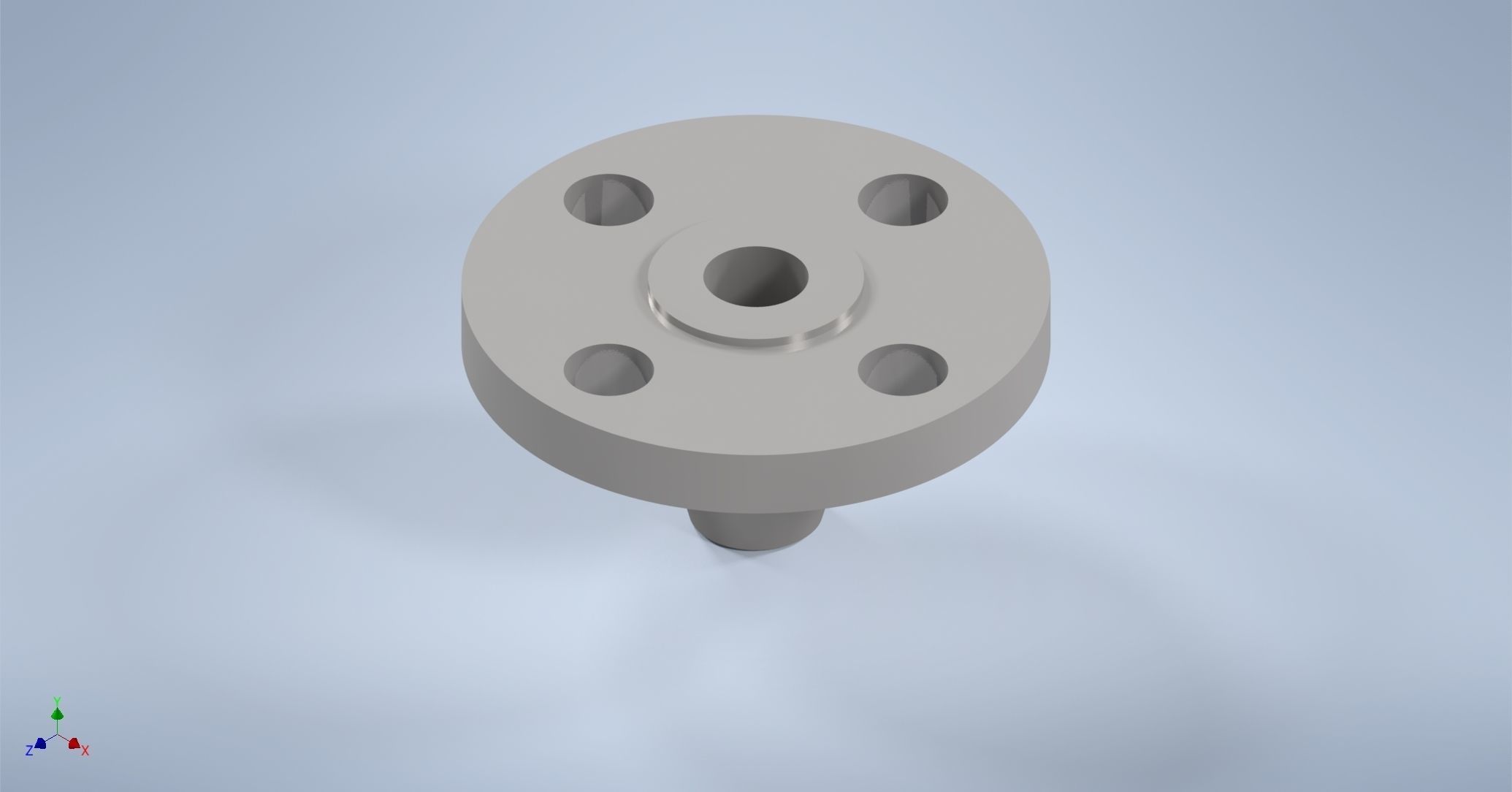 Weld-neck flanges 3-4 inch ASME-ANSI 3D model 3D printable | CGTrader