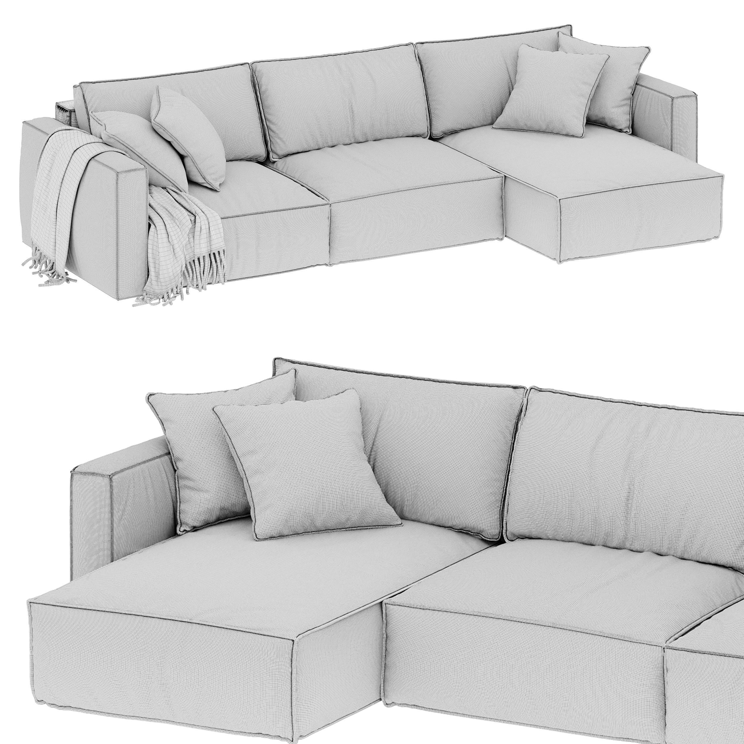 LOFT SOFA Ebi Modular 3D model CGTrader