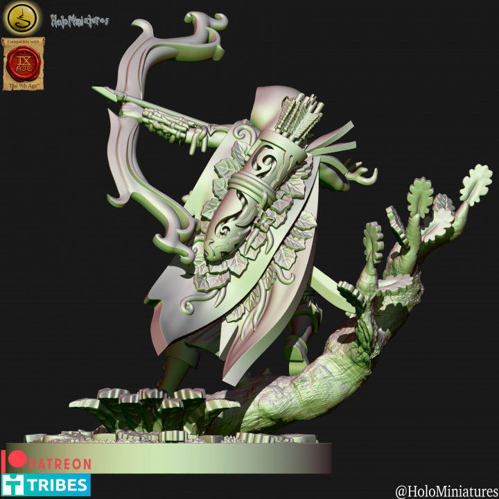 Wood elf pathfinders 3D model 3D printable CGTrader