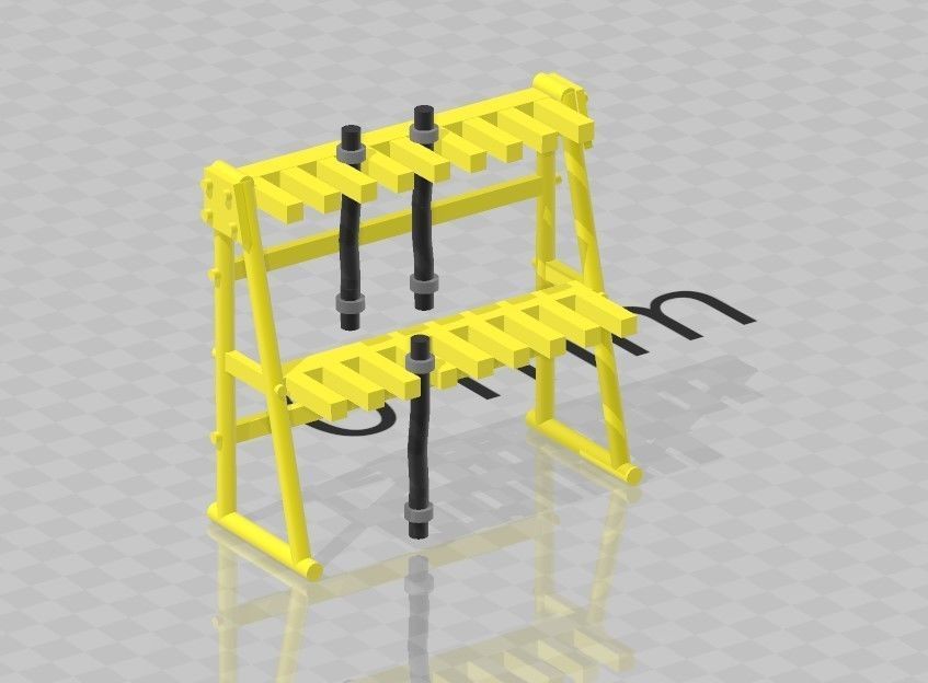 N Scale Fuel Depot 3D model 3D printable CGTrader