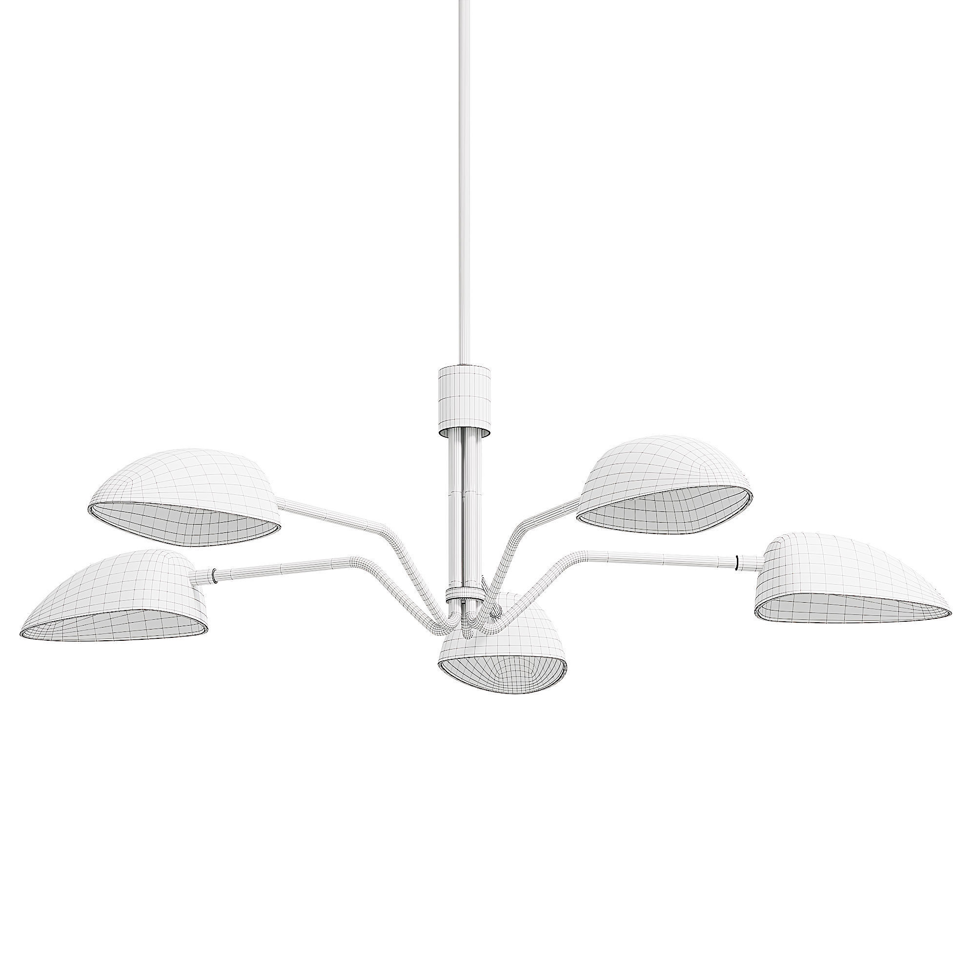 ED Ellen DeGeneres Jane 5 Light Chandelier 3D model | CGTrader