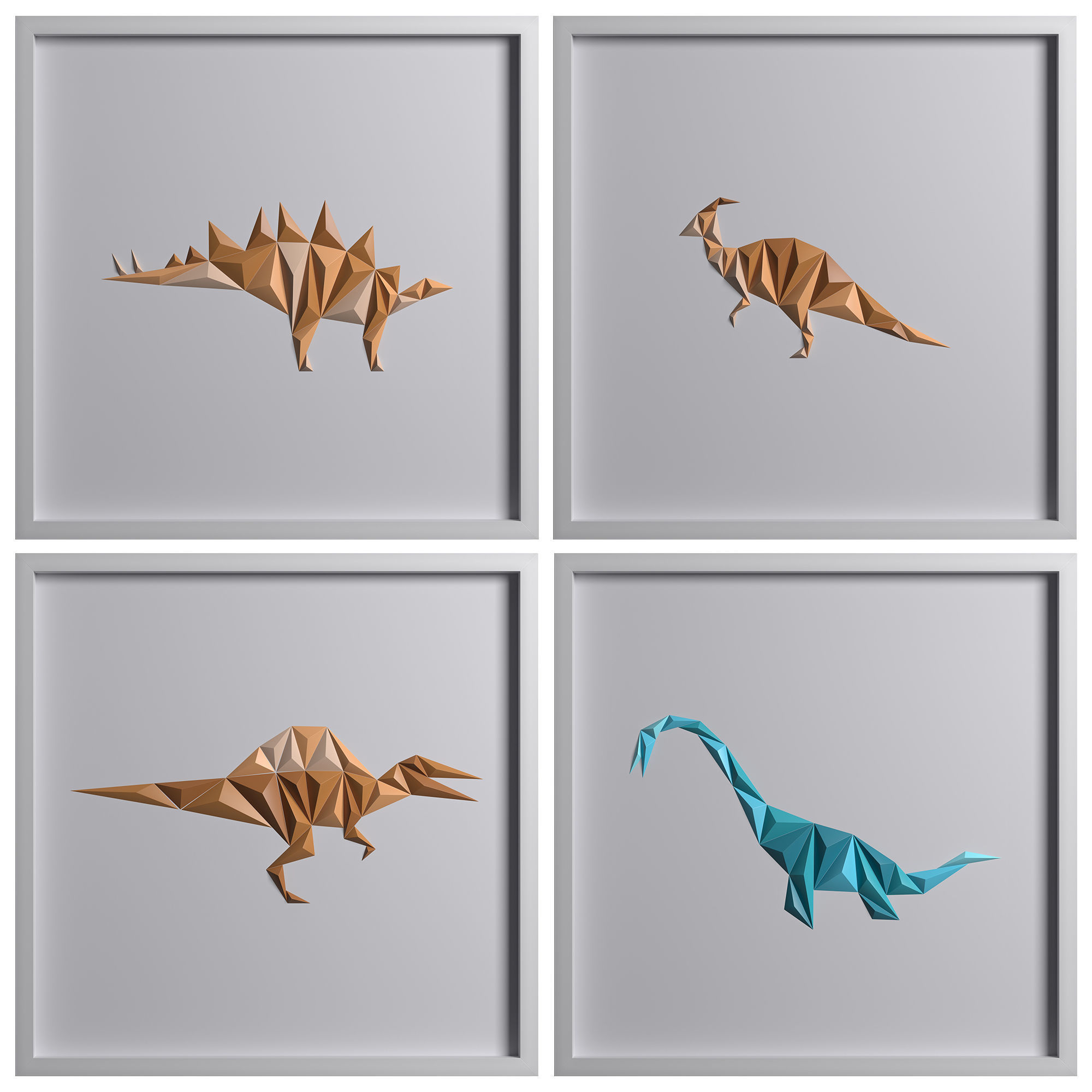 Paper ArtWork 28 3D model | CGTrader