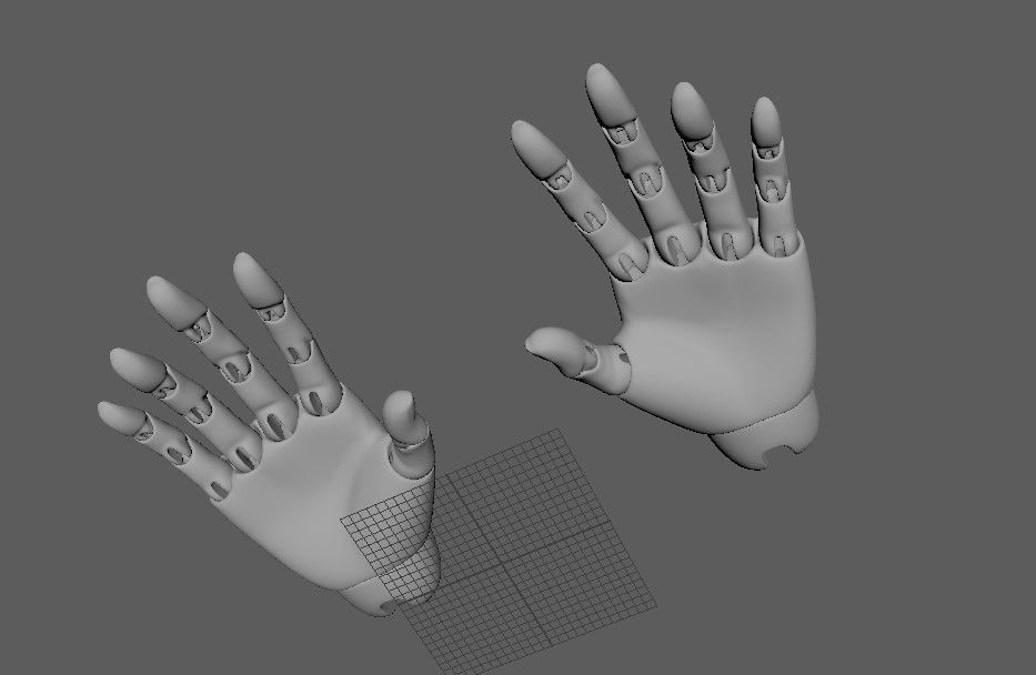 BJD doll ball joint doll women hand 3D model 3D printable CGTrader