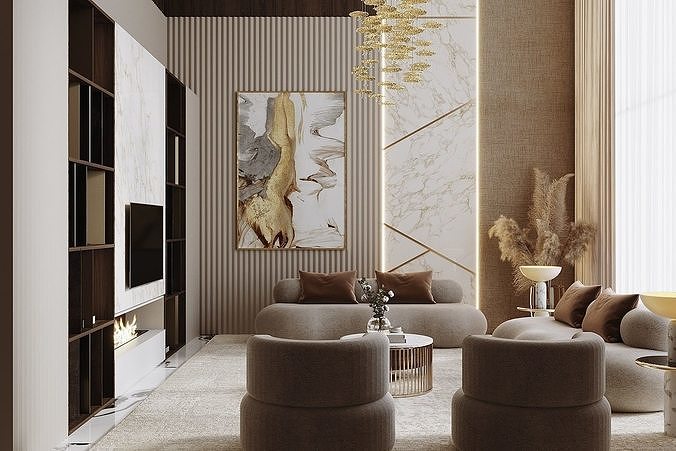 Luxury Modern Living Room Design