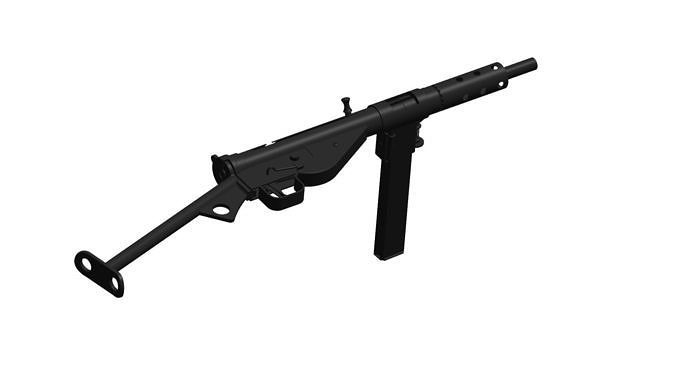 Sten submachine guns 3D model | CGTrader