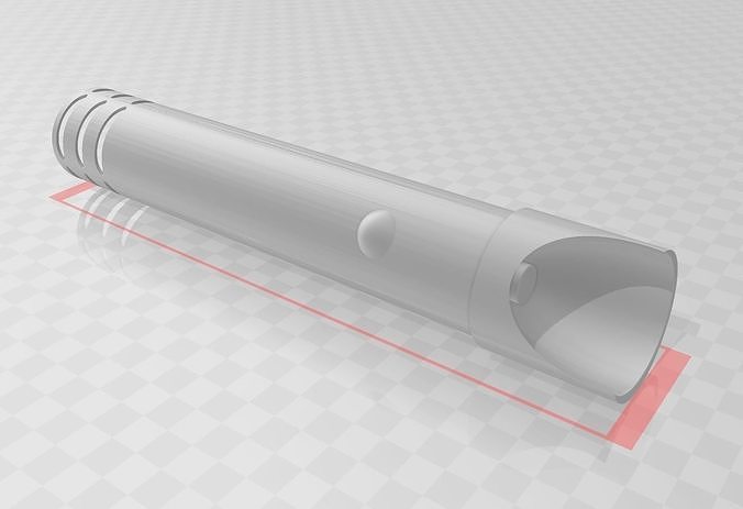 Custom Lightsaber Hilt 3D model 3D printable | CGTrader