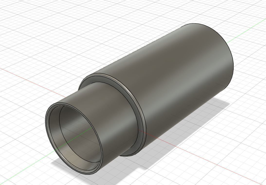 10th scale RC Drift Car Body Accessories Exhaust pack 3D model 3D