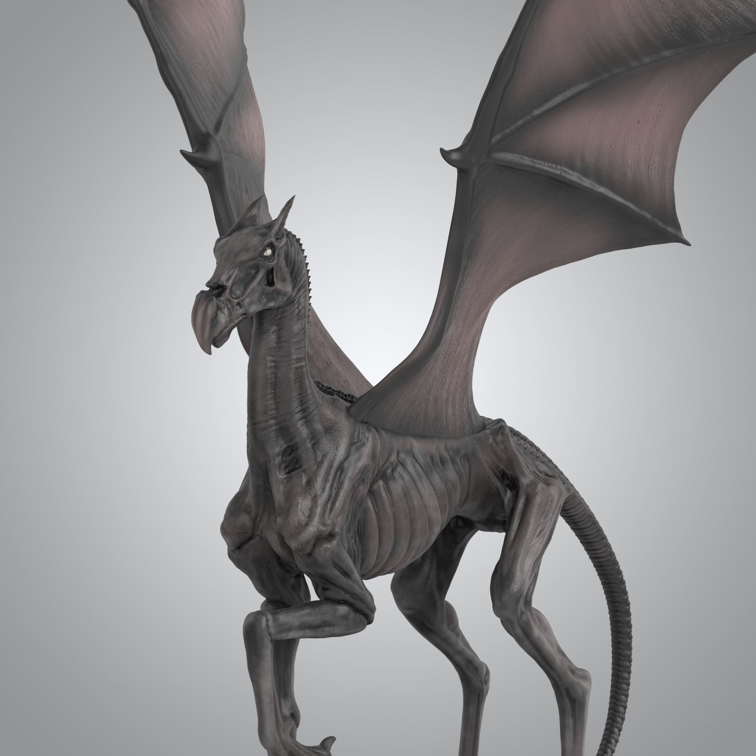 Harry Potter - Thestral 3D model 3D printable | CGTrader