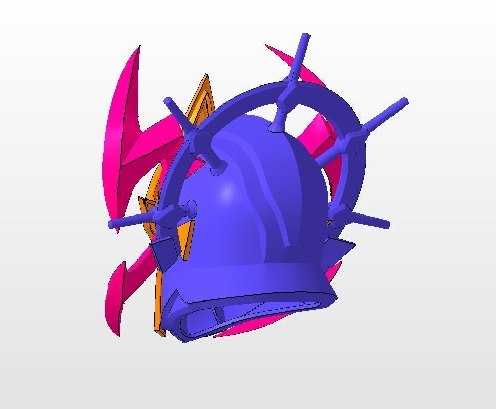 The Ageless Champion Battle Royale Fort Wearable Helmet 3D model 3D