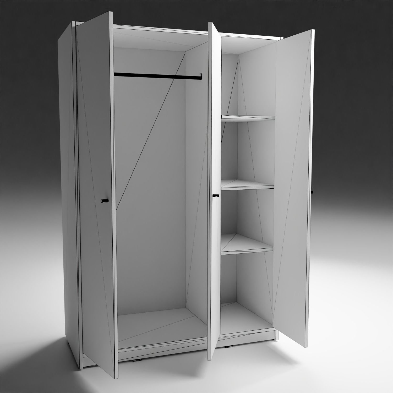 Möbel Abdeckkappen für IKEA Billy & KLEPPSTAD - 3D