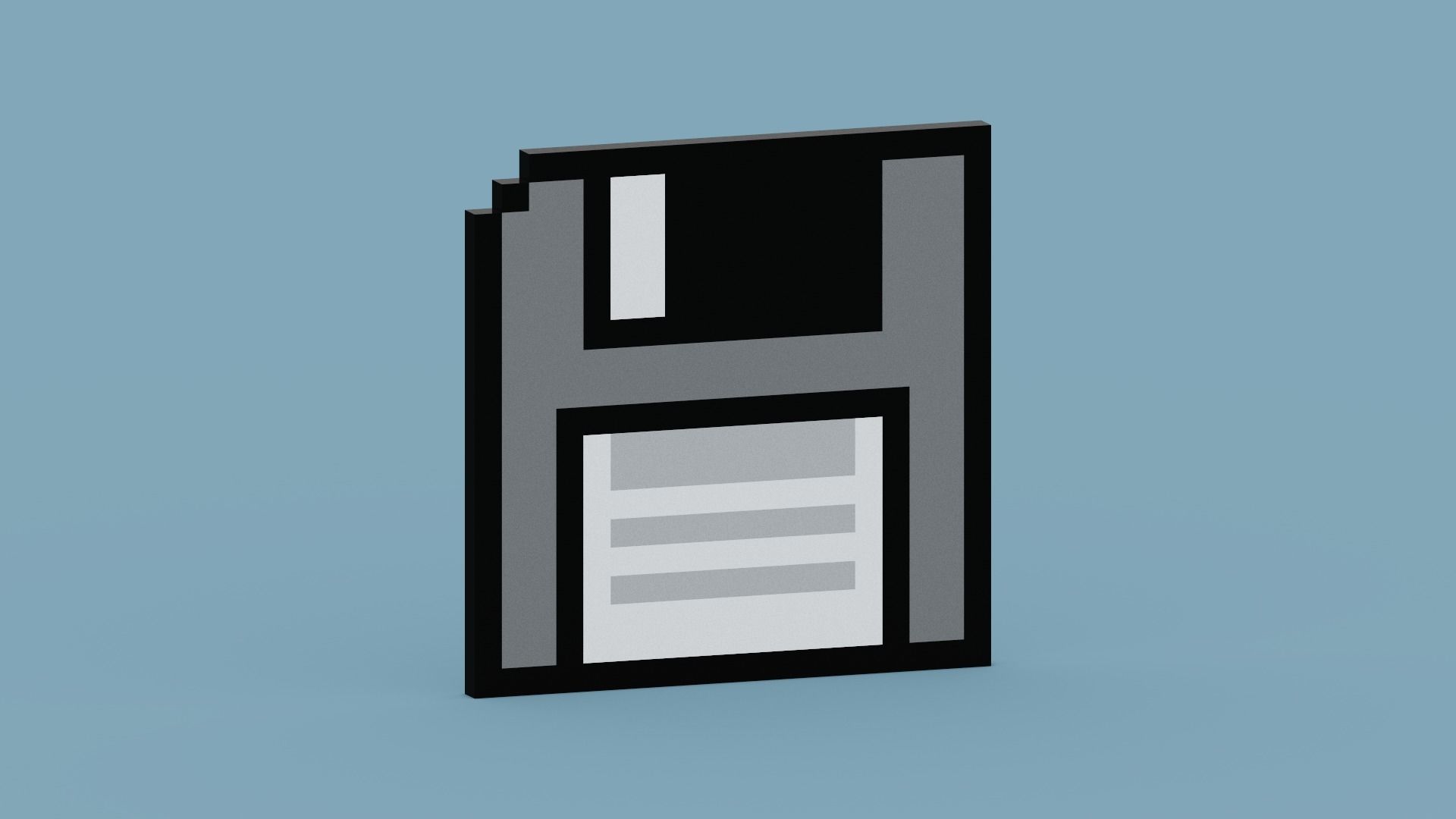 3D model Pixel Floppy Disk VR / AR / lowpoly CGTrader