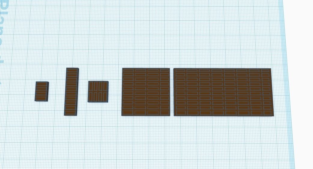 Formwork in 5 shapes Scale H0 1-87 3D model 3D printable | CGTrader