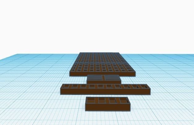 Formwork in 5 shapes Scale H0 1-87 3D model 3D printable | CGTrader