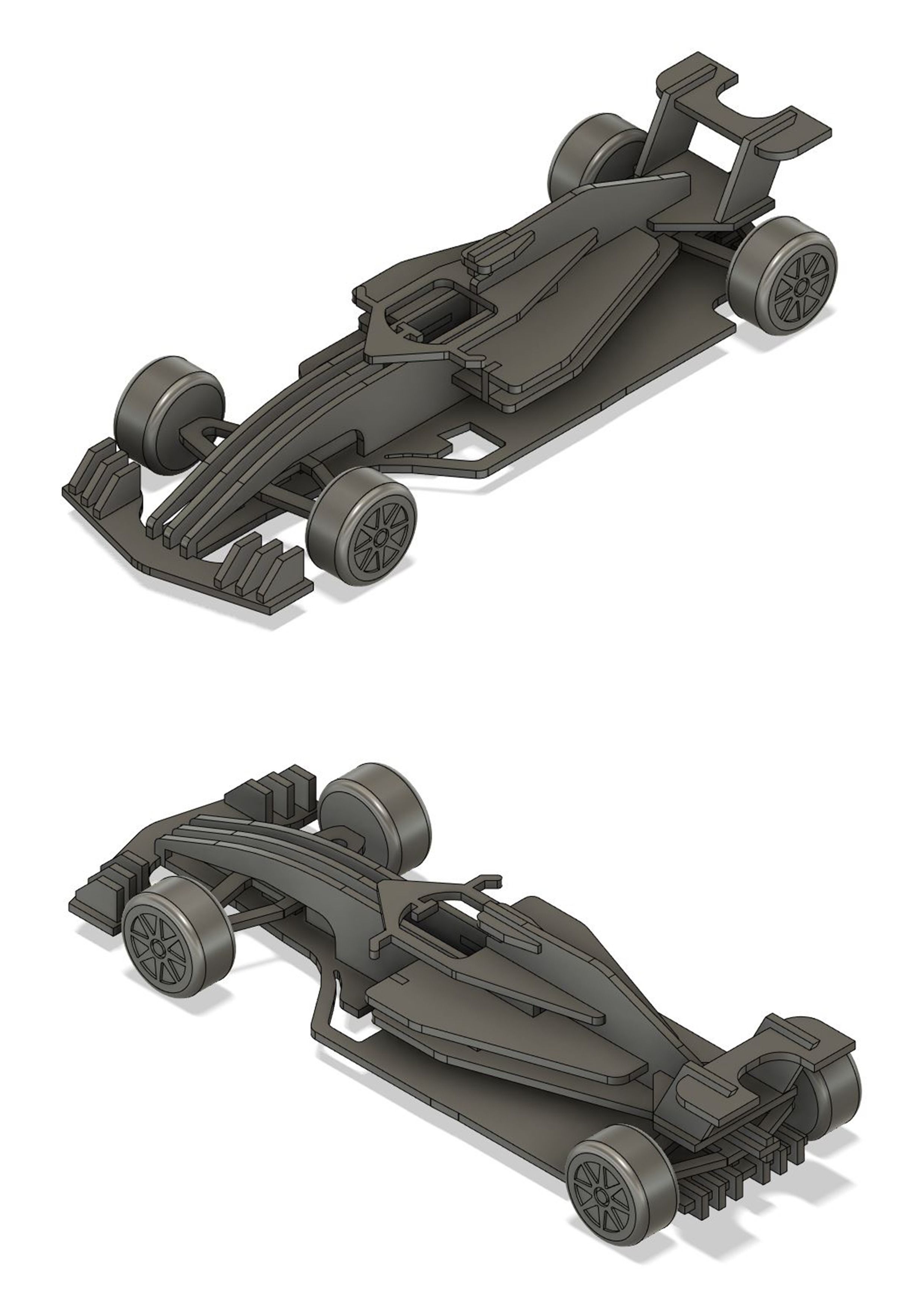 F1 Car Build Kit 3D model 3D printable CGTrader