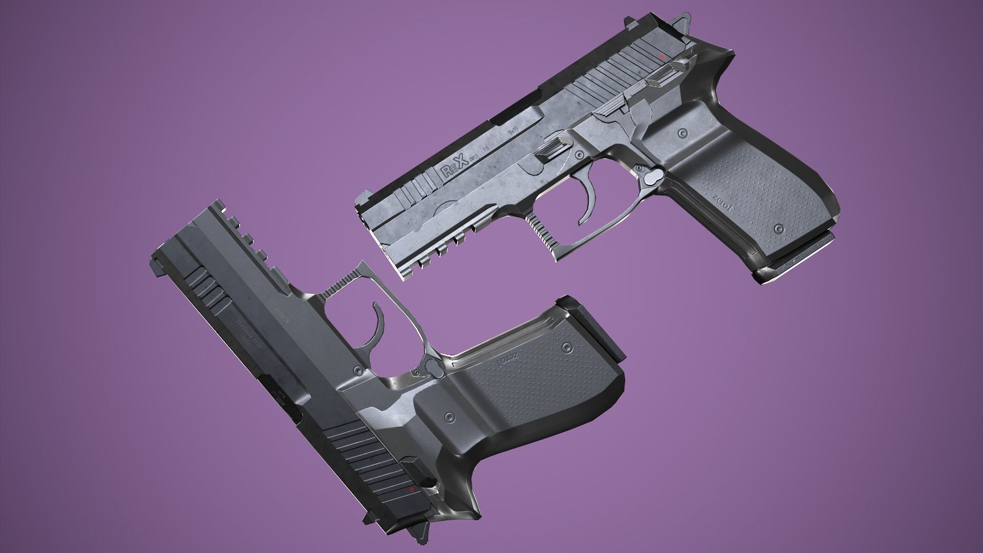 3D model Arex Zero 1 Pistol VR / AR / low-poly | CGTrader