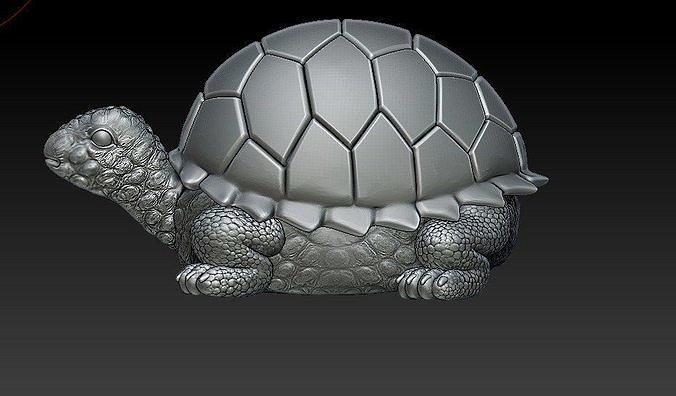 TURTLE tortoise 3D model 3D printable | CGTrader