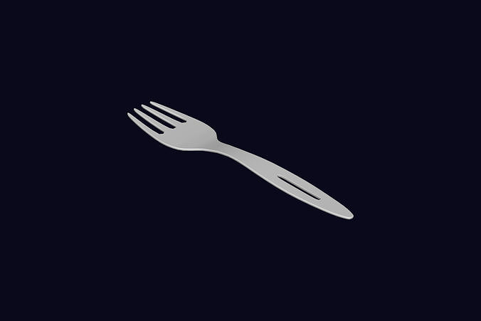 Food Fork 3D model | CGTrader