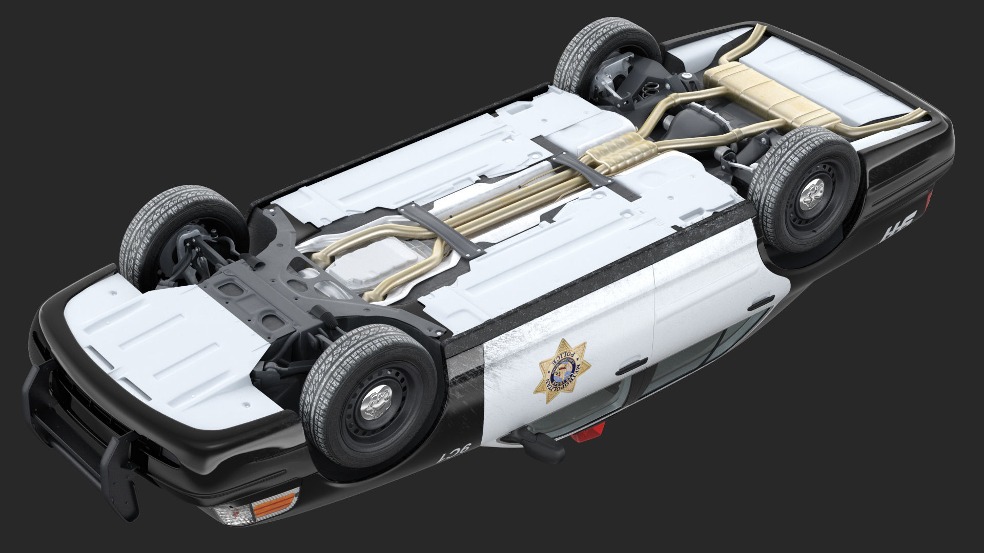 Las Vegas Police Car Generic 3D model | CGTrader
