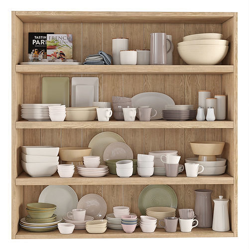 Kitchenware and Tableware 31 3D model CGTrader