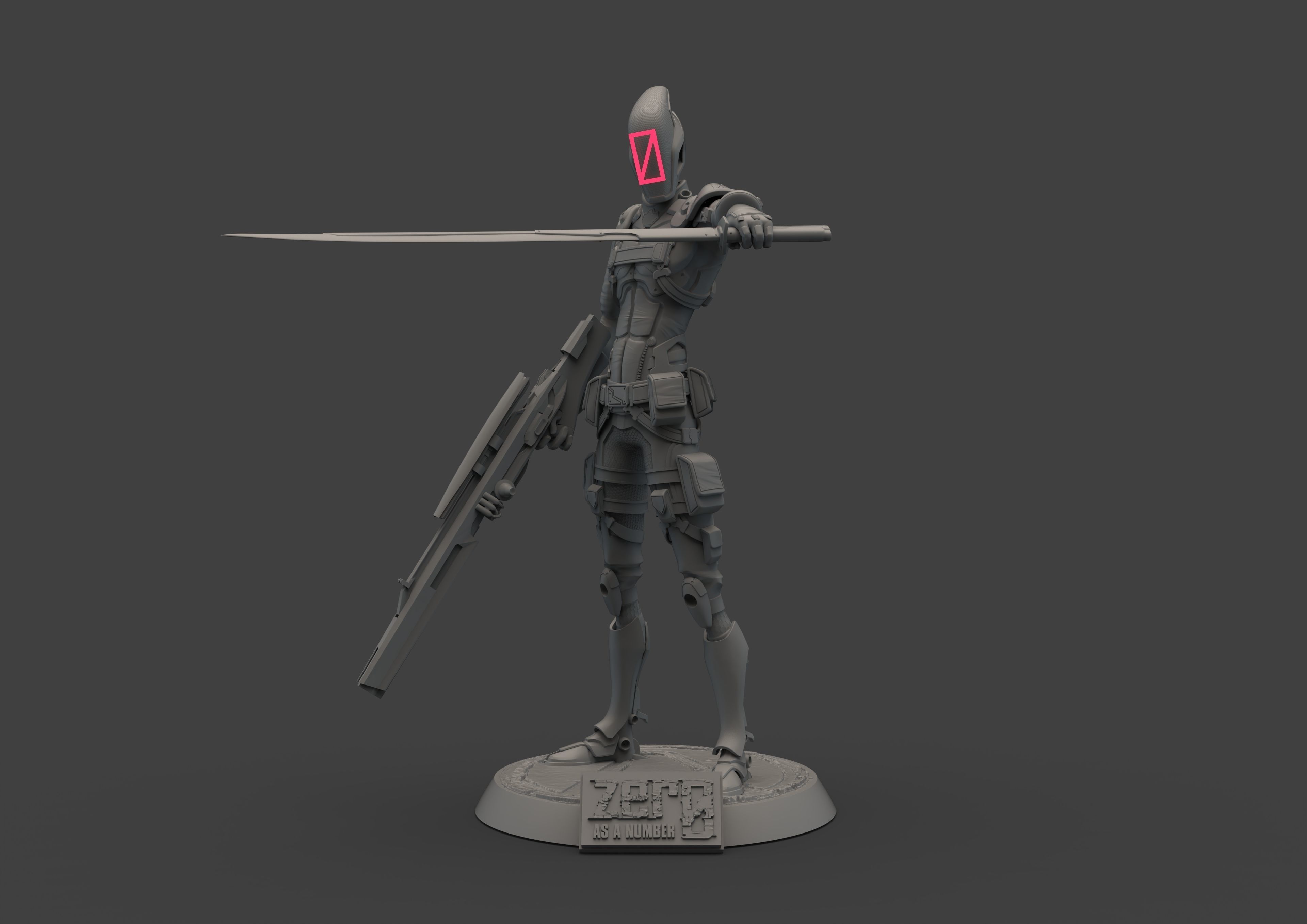 Borderlands 3 Zer0 with cut and keying by Thomas Ronchi 3D model 3D ...