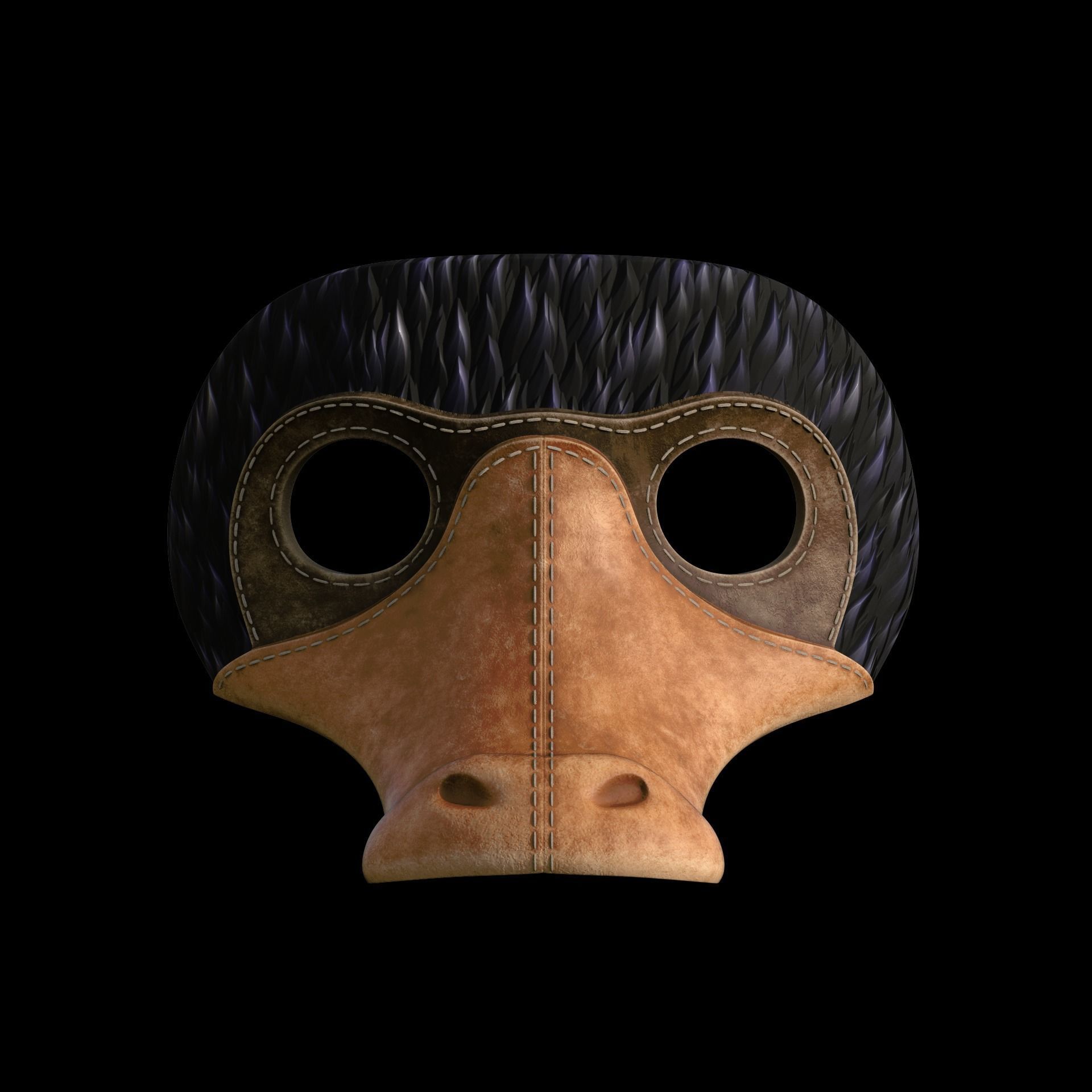 Niffler Mask from Hogwarts Legacy 3D model 3D printable CGTrader