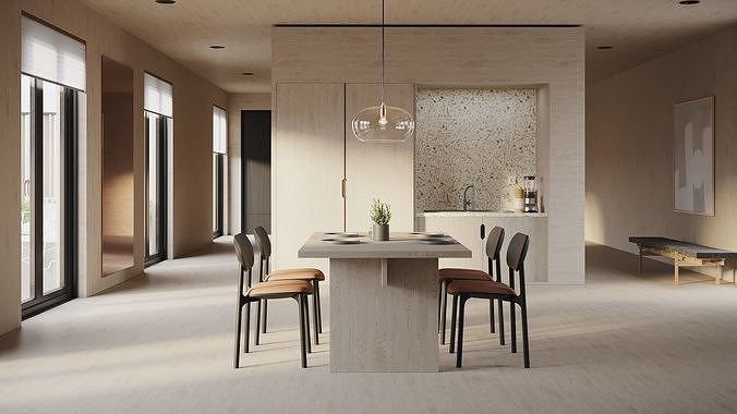 ProVis3D 016 - Country Kitchen 3D model
