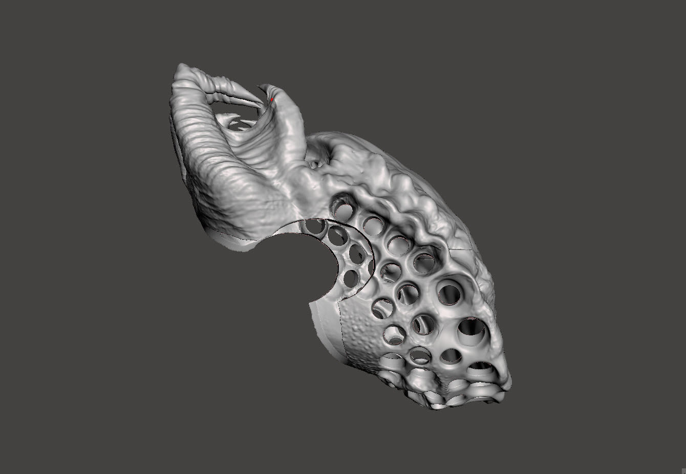 PREDATOR DEPREDADOR CASCO MASCARA COSPLAY LANCE KNIFE 3D model 3D