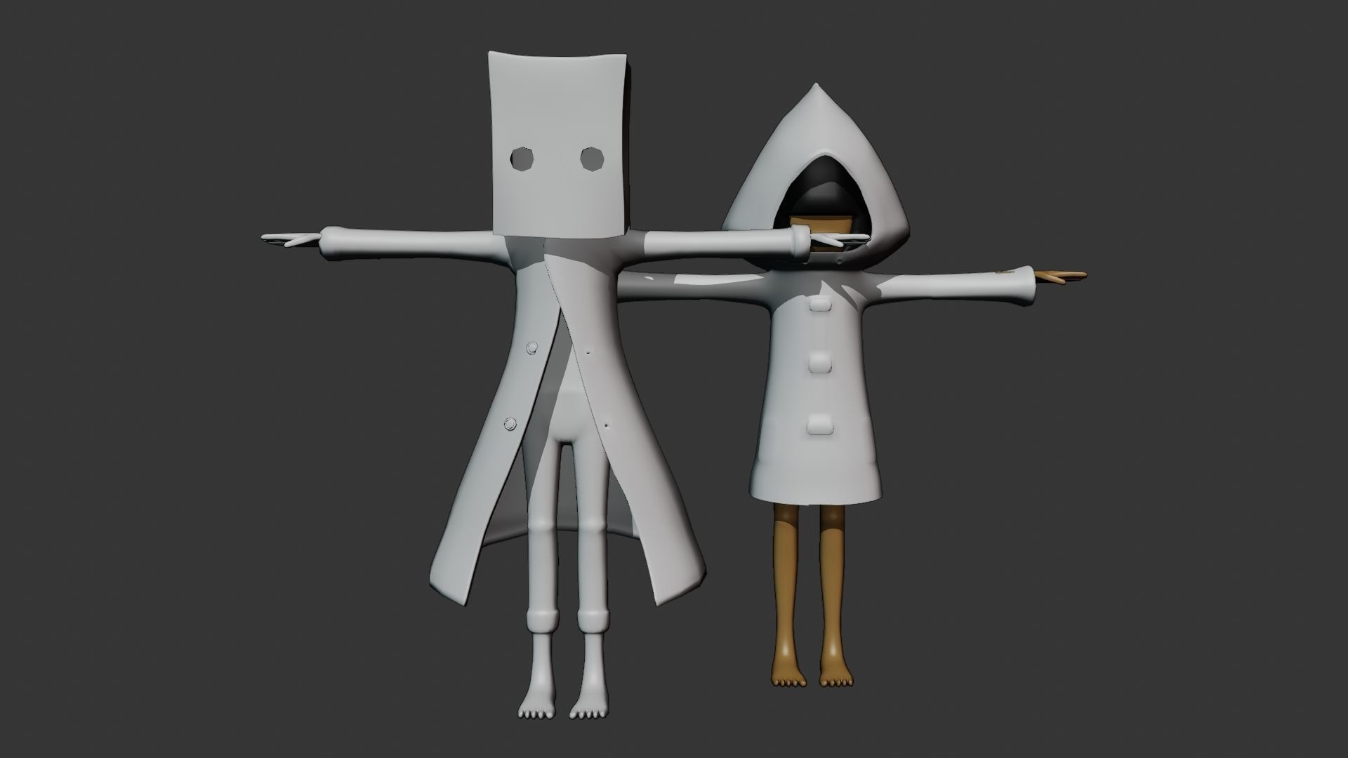 Little Man Rig Mono and Six Character Rigs 3D model animated rigged | CGTrader