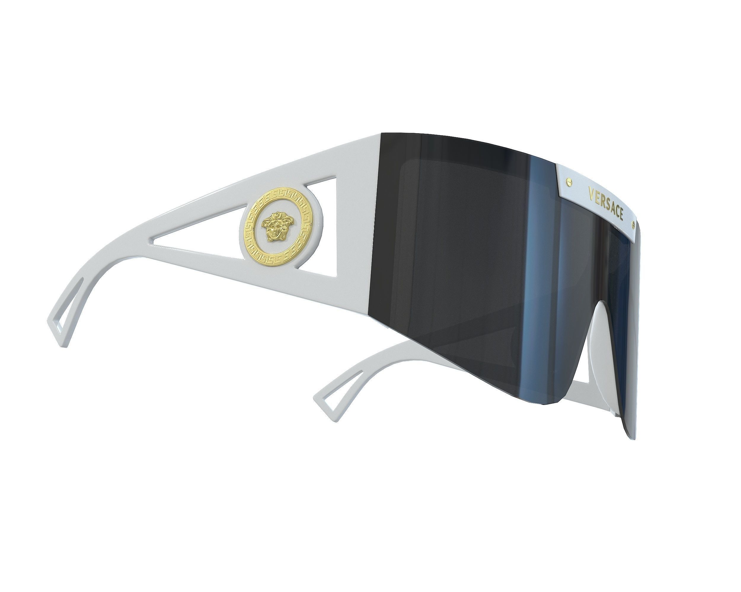 3D model Versace Medusa Icon Shield Sunglasses VR / AR / lowpoly