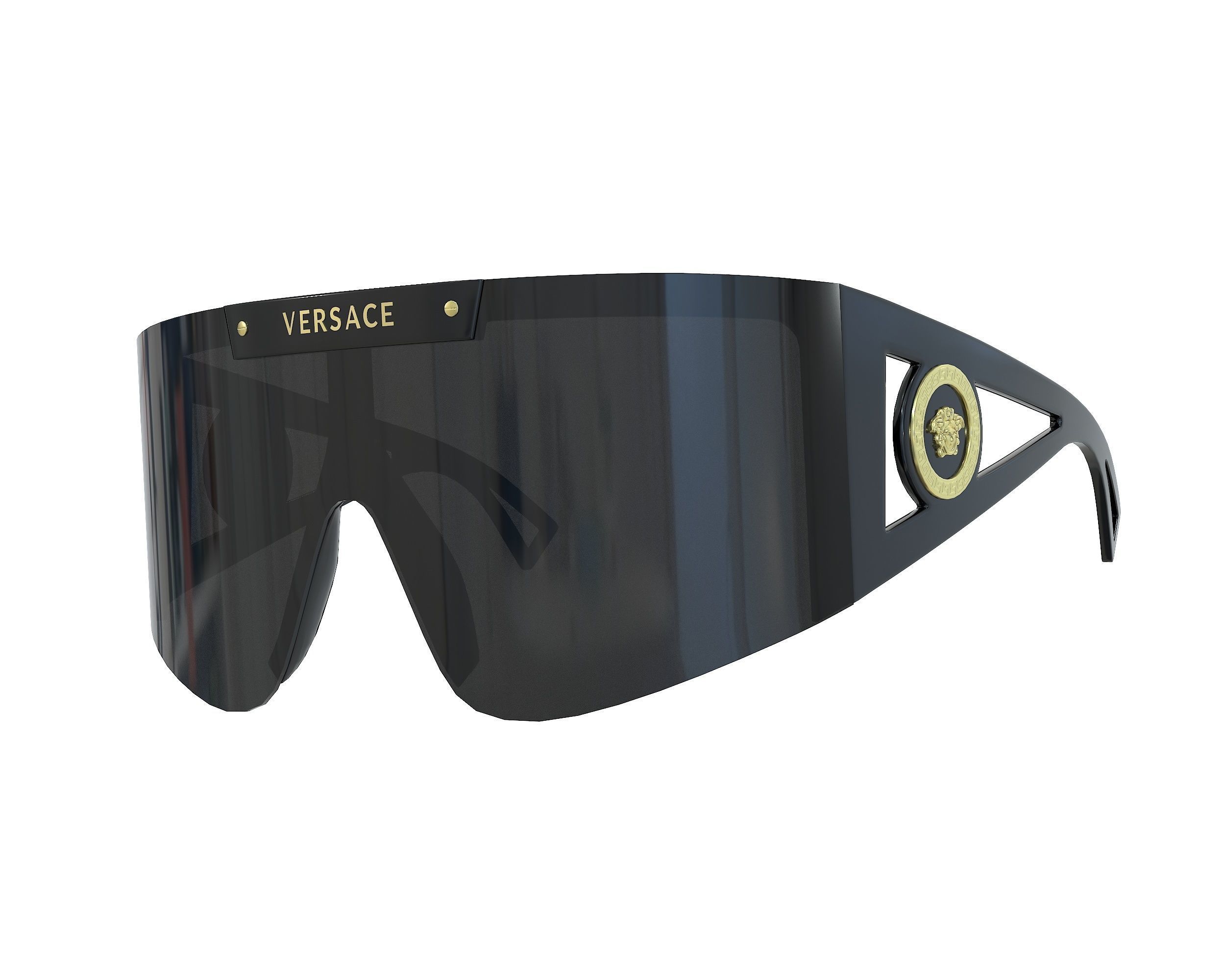 3D model Versace Medusa Icon Shield Sunglasses VR / AR / lowpoly