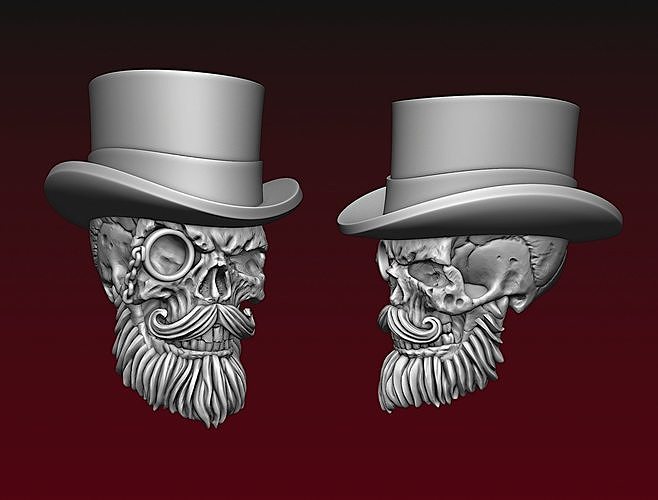 Skull Top Hat