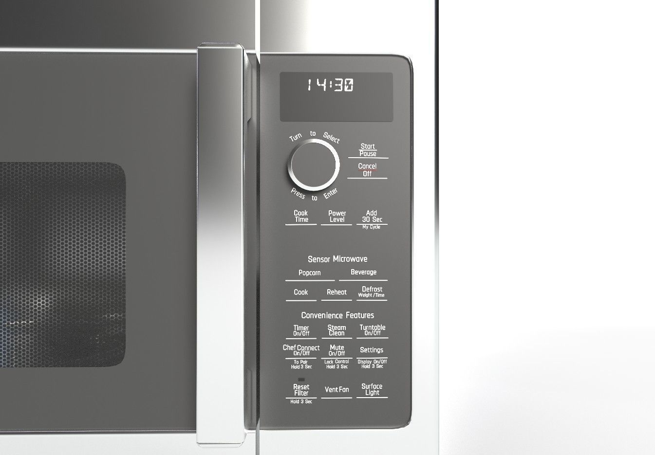 GE Profile OvertheRange Sensor Microwave Oven 3d Model 3D model