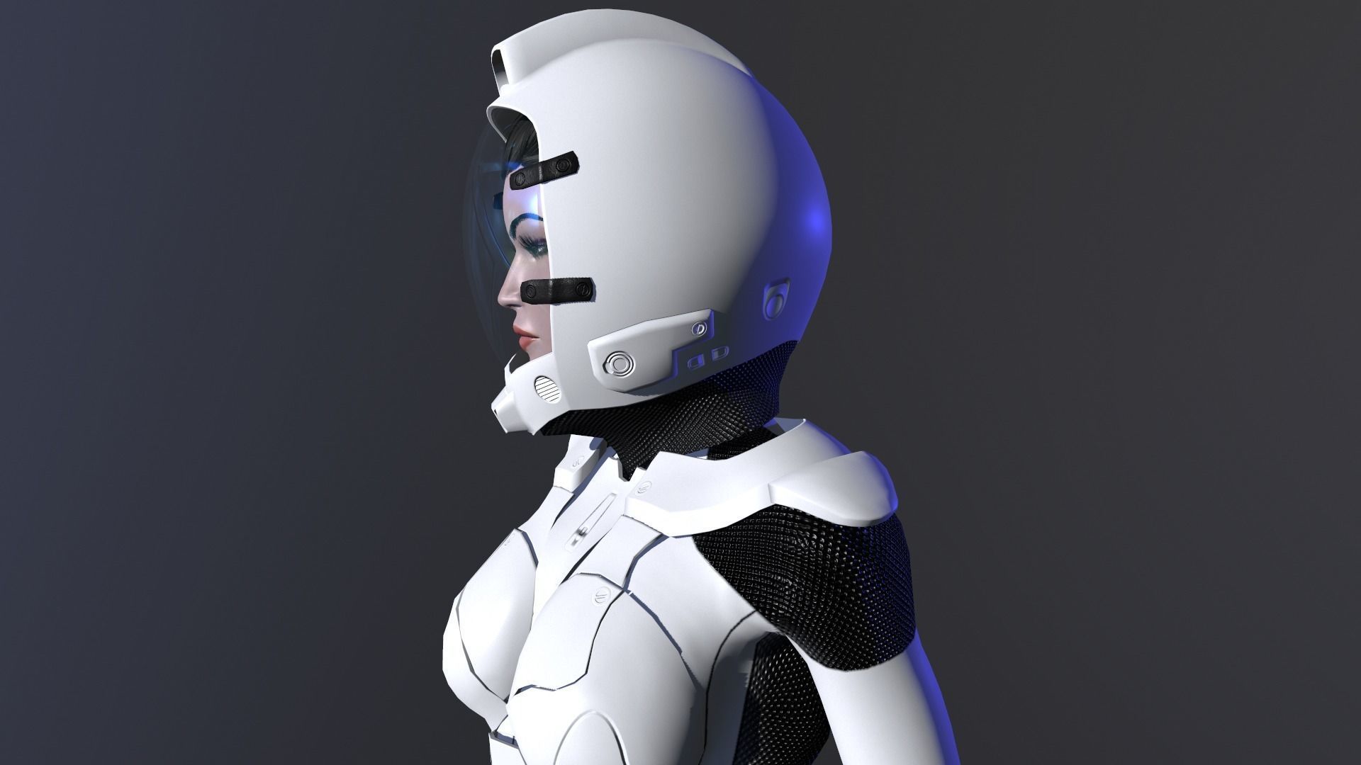 3D model Space Girl VR / AR / low-poly | CGTrader