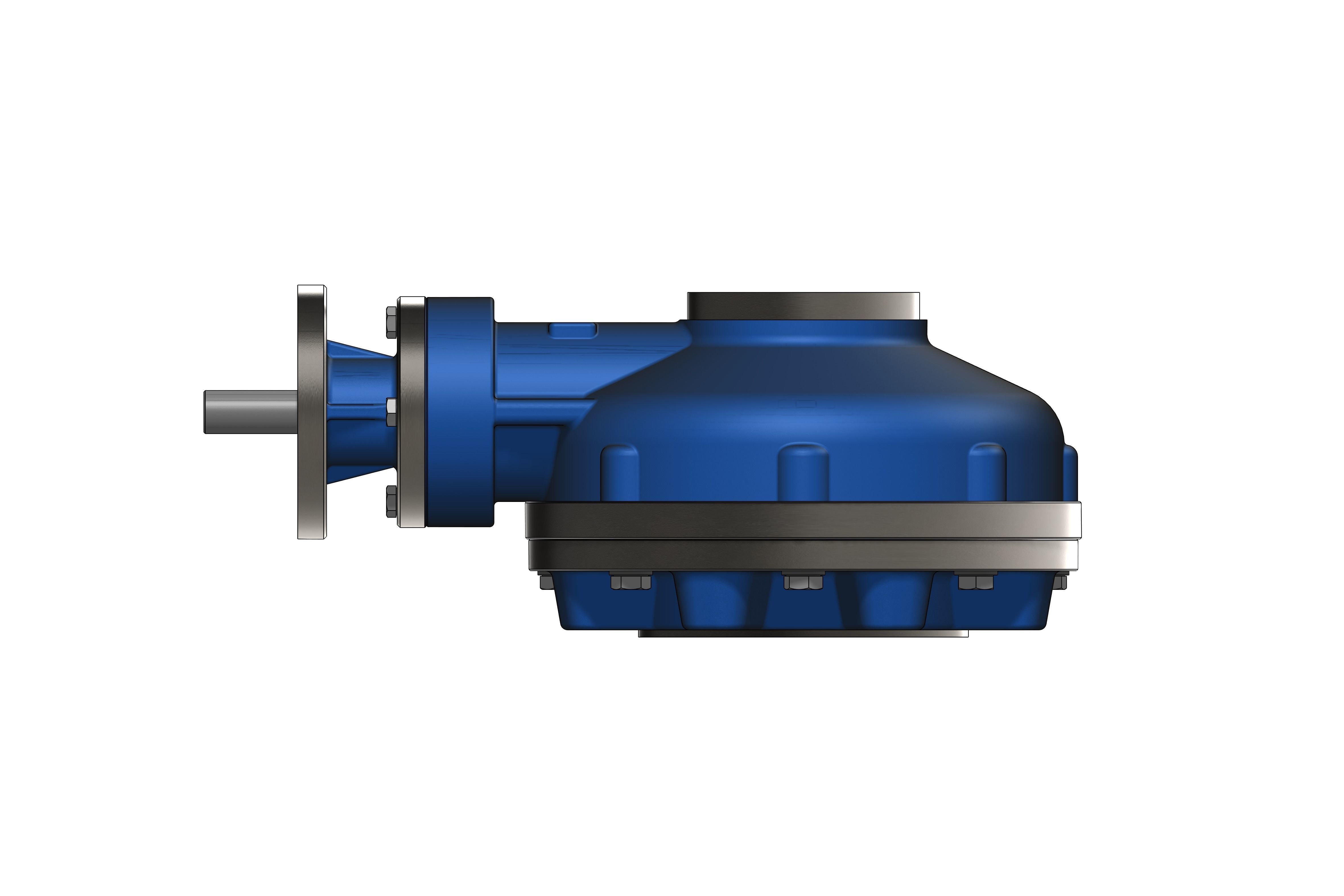 Gate Valve Gearbox Continuous Rotation Bevel Type 3D model CGTrader