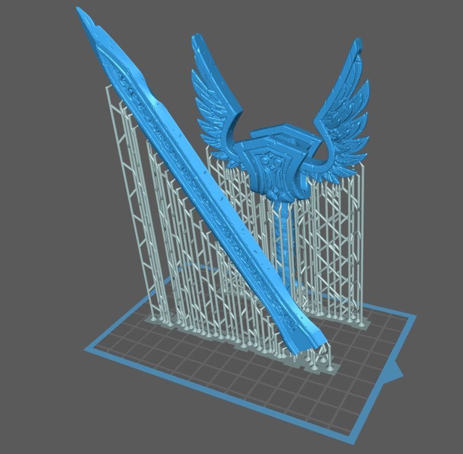 Runes weapons collection 3d print 3D printable | CGTrader