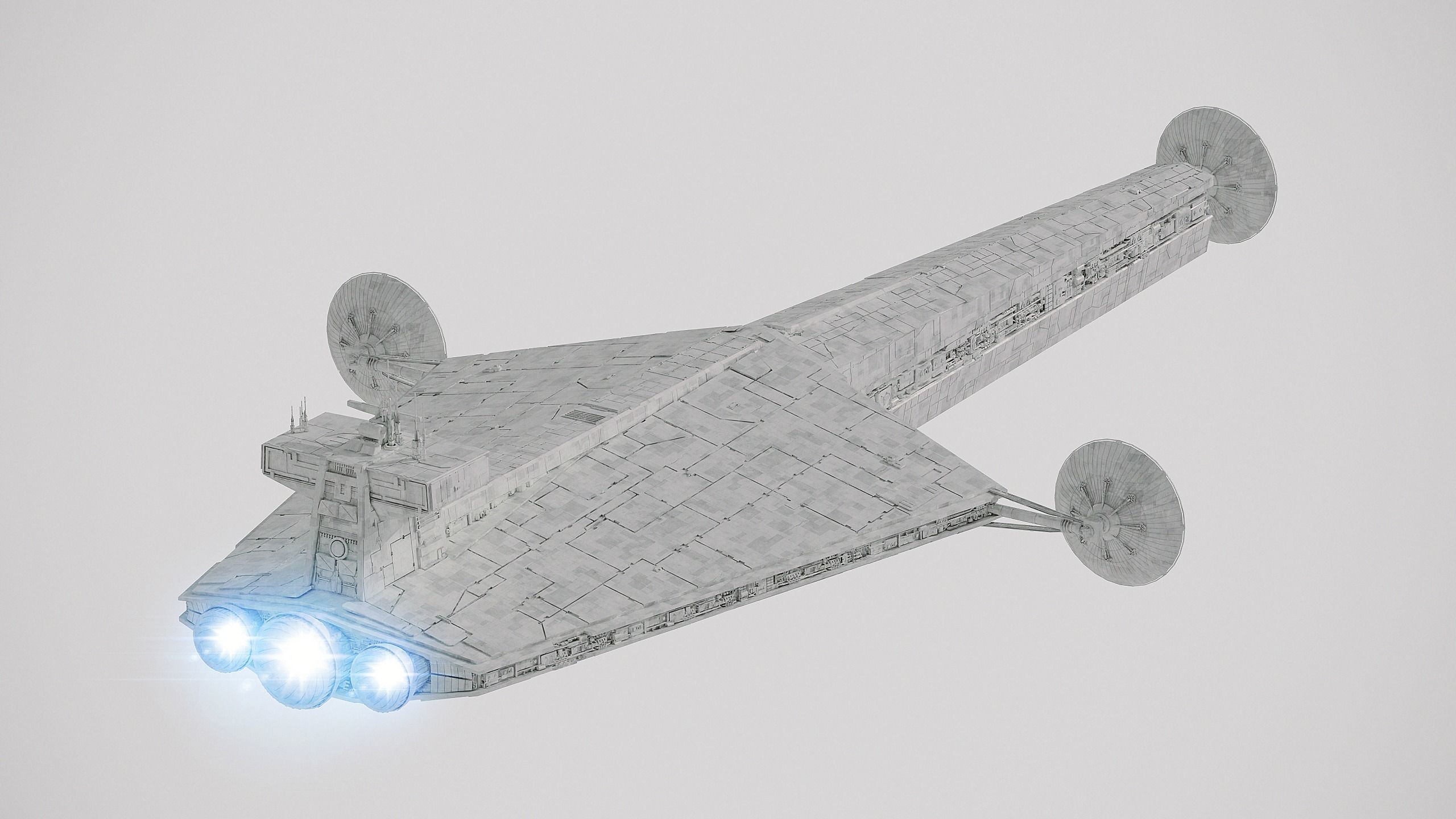 Cantwell-class Arrestor Cruiser - Star Wars Andor 3D model | CGTrader