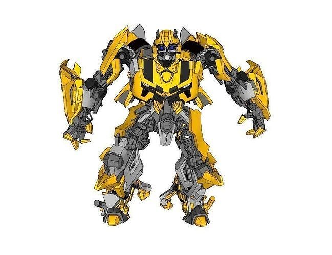 Bumblebee 3D model 3D printable | CGTrader