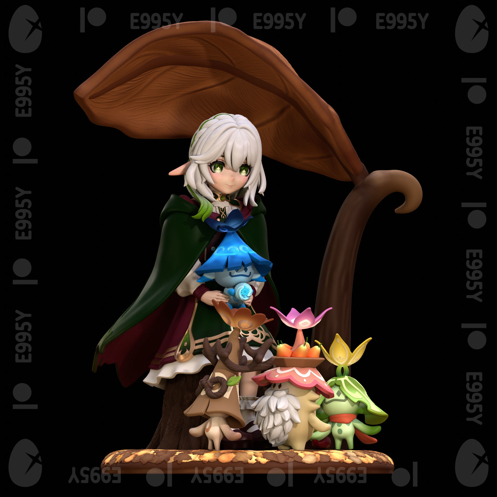 Collectible Genshin Impact Naida Figure - re6lf5r