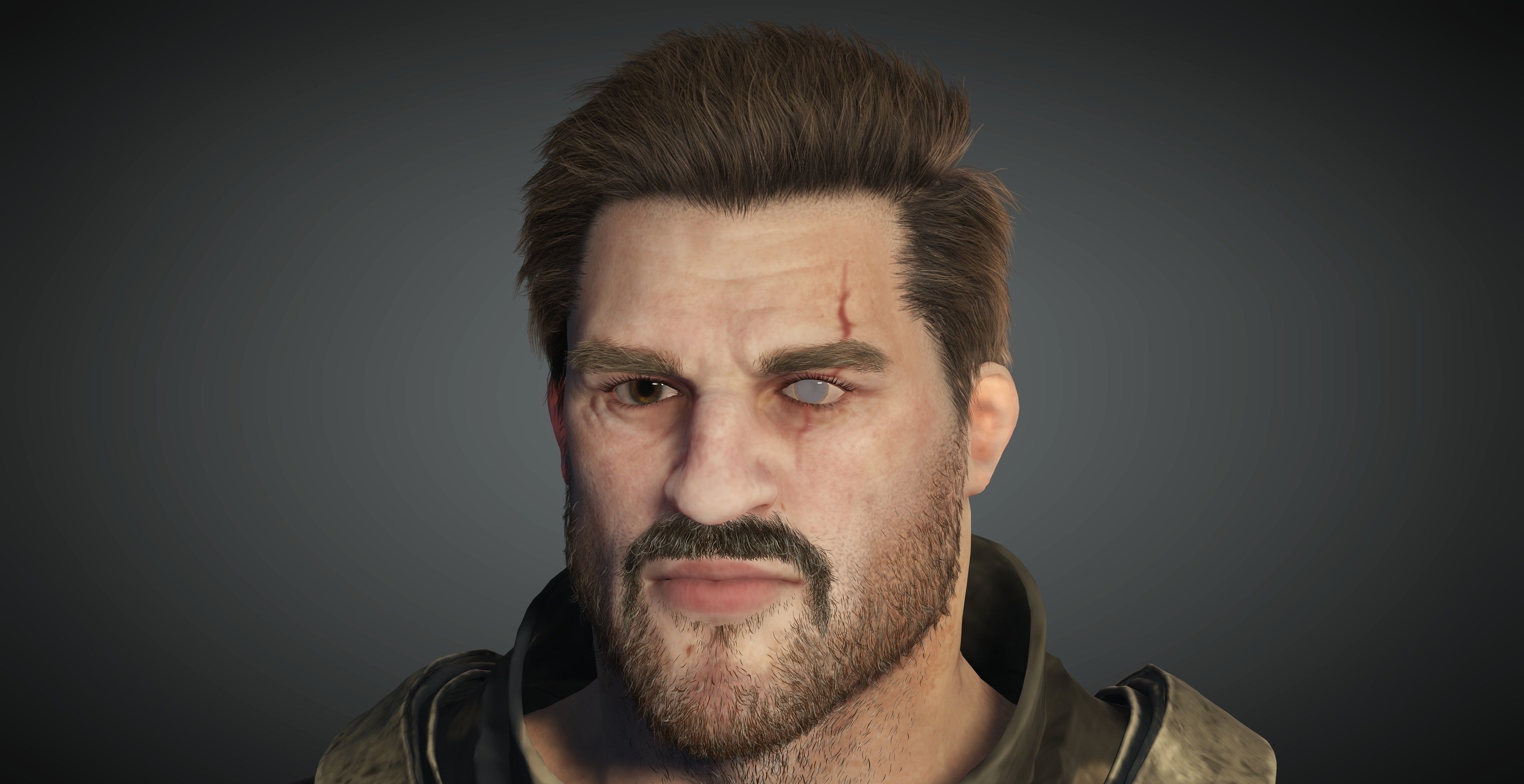 3D model Ultimate 5 Game Ready Mercenary Characters VR / AR / lowpoly