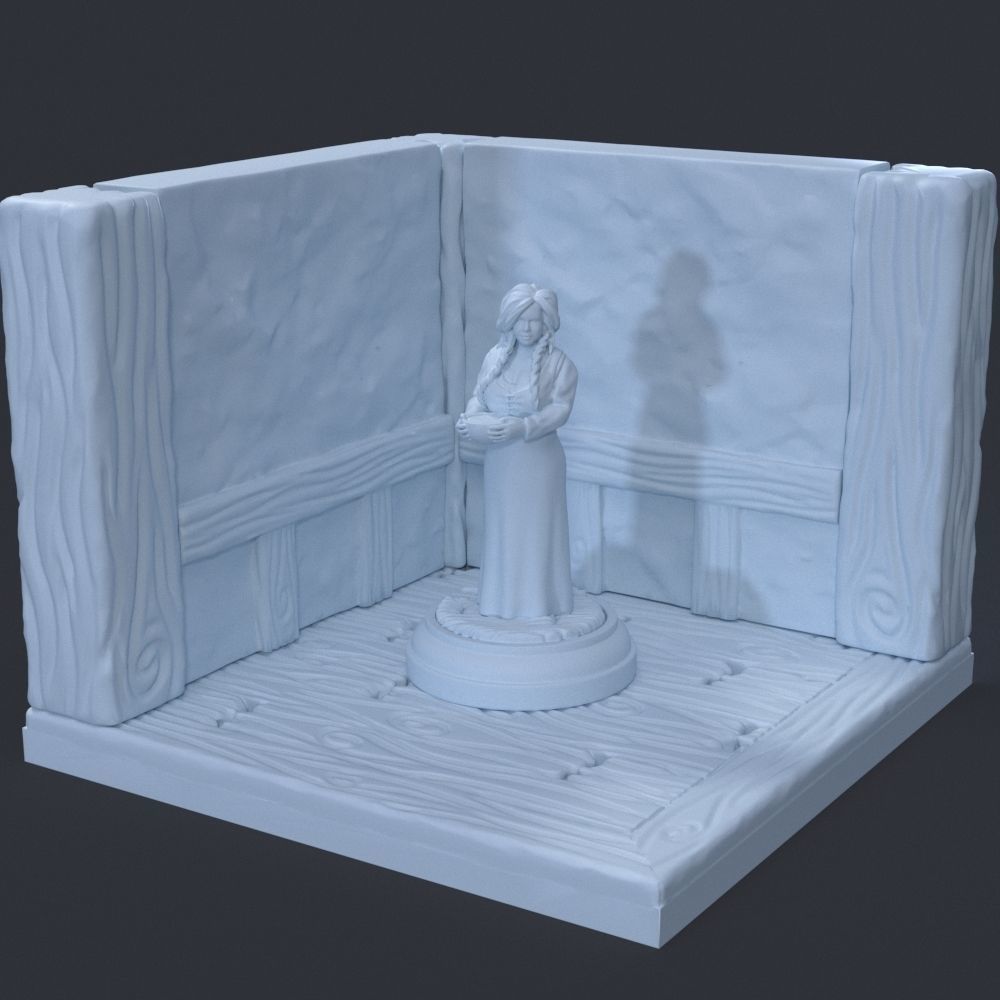 Innkeepers daughter DnD 3D model 3D printable | CGTrader