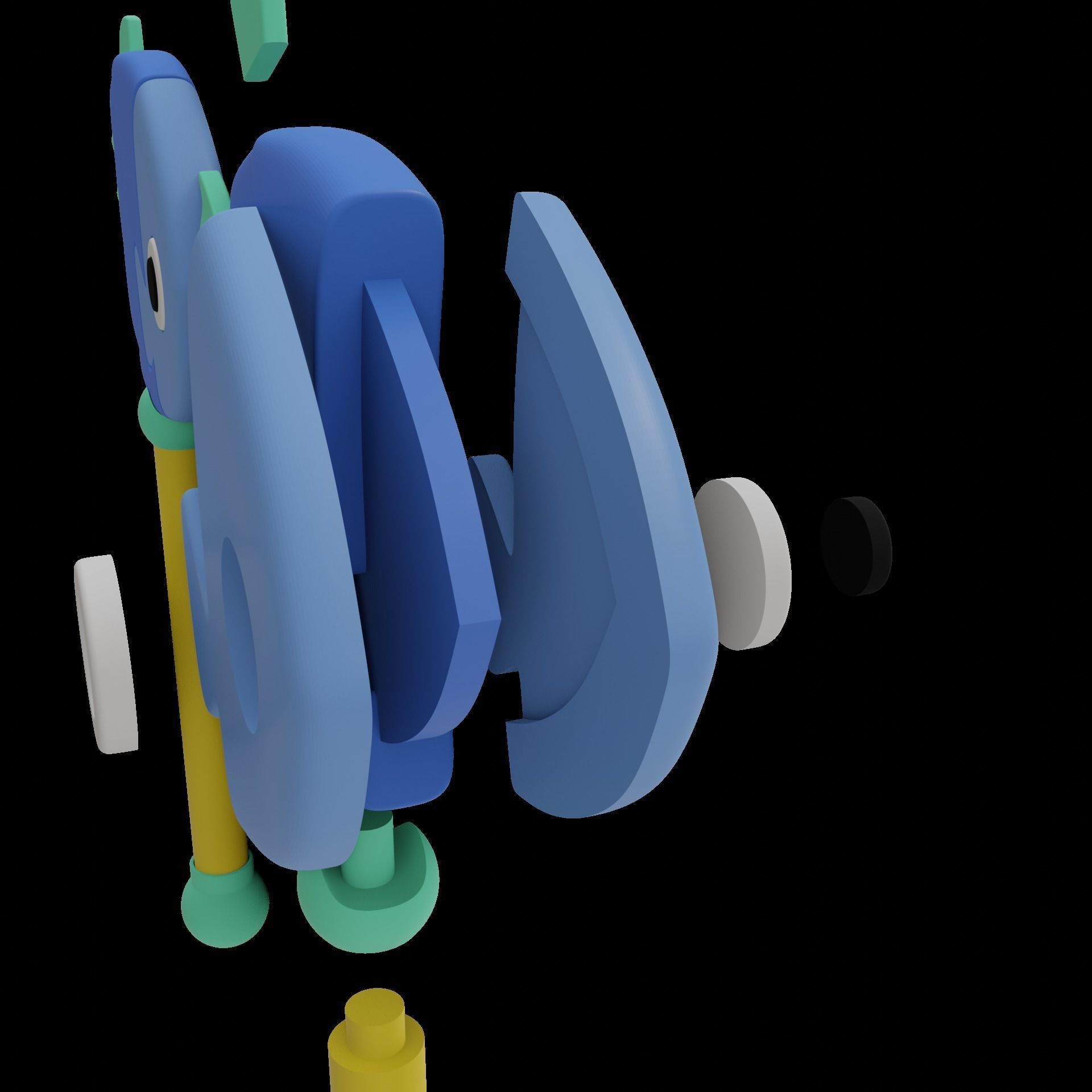 Animal Crossing Fish Wand Replica Prop 3D model 3D printable CGTrader