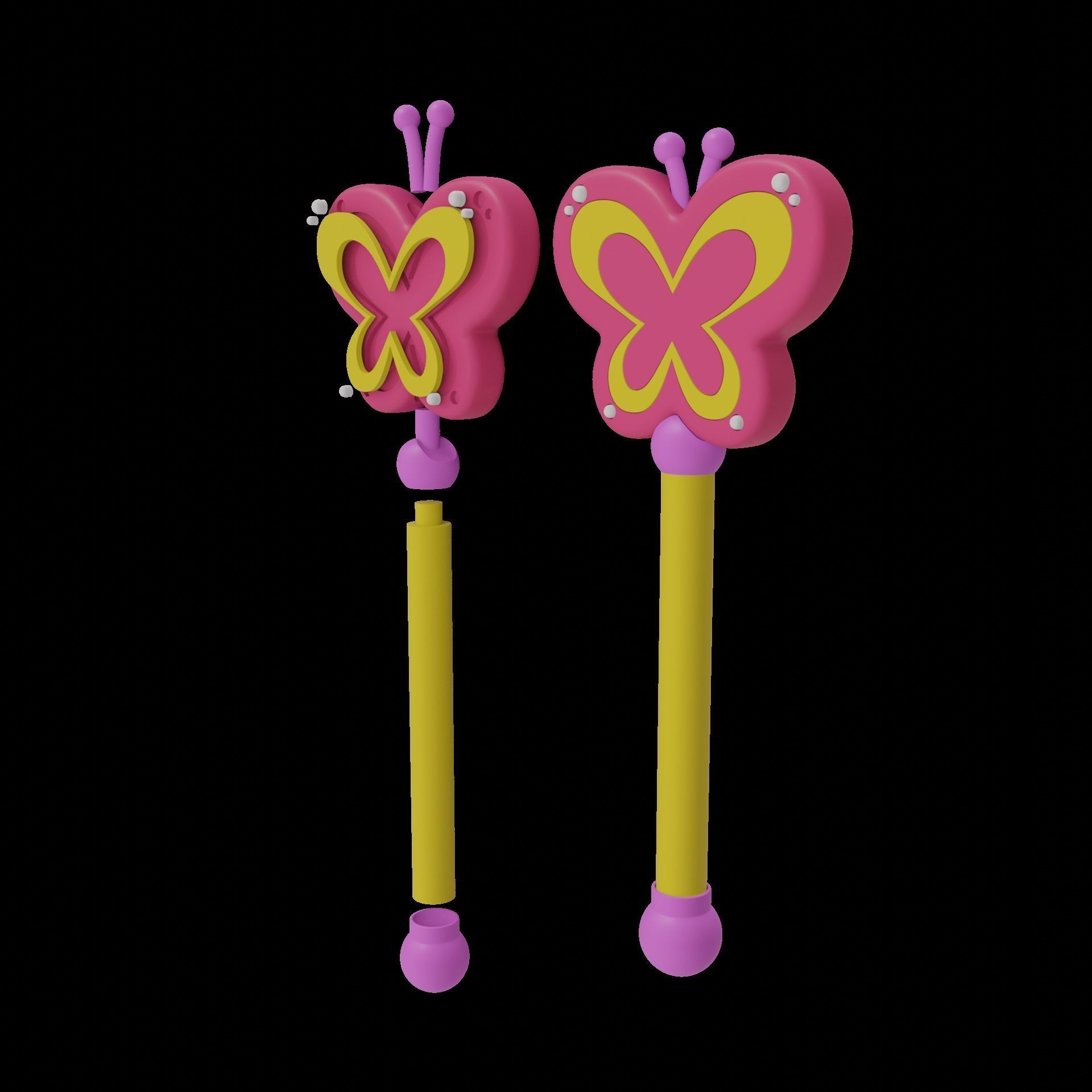 Animal Crossing Bug Wand Replica Prop 3D model 3D printable CGTrader