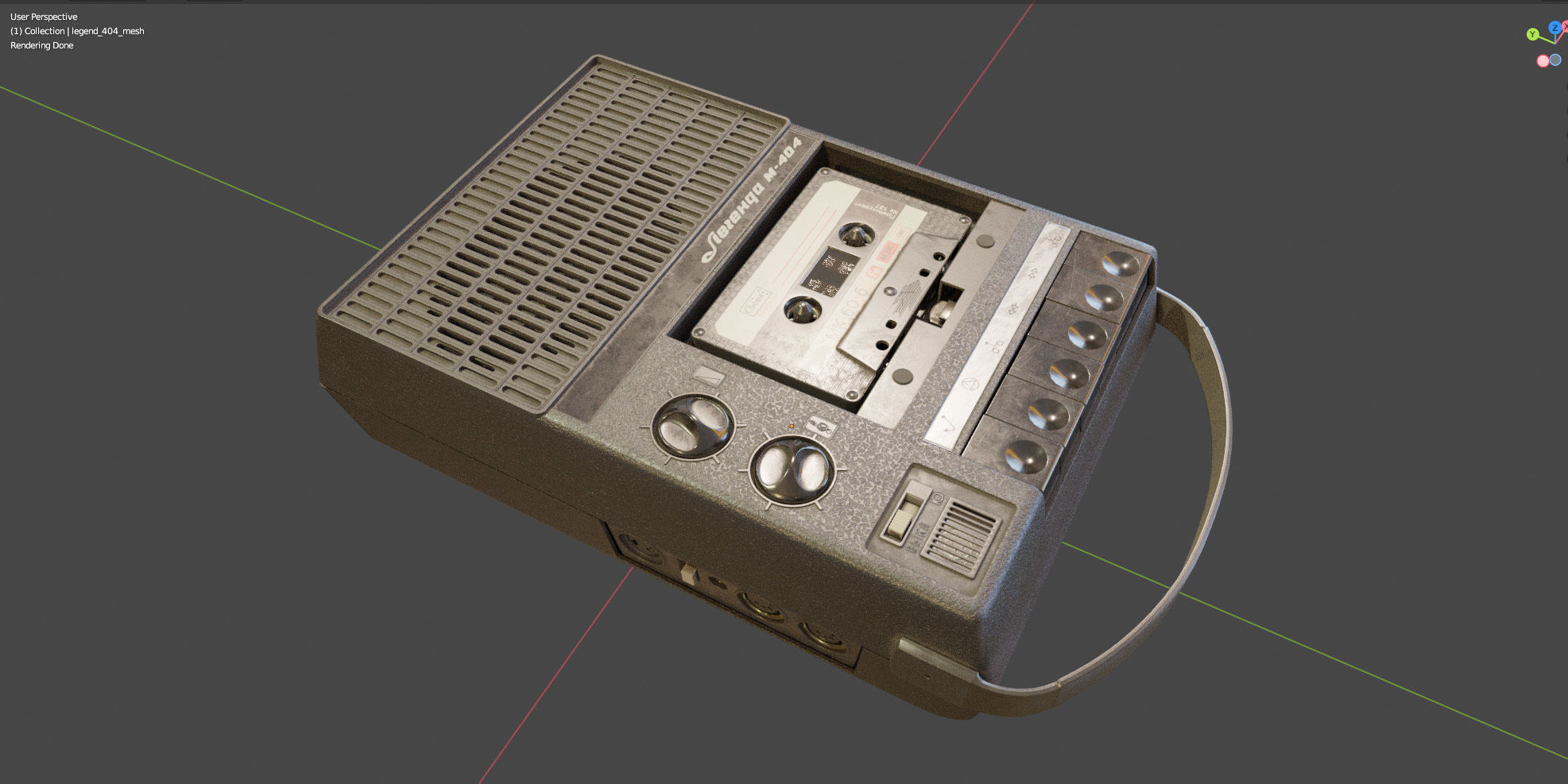 Recorder Legend 404 3D model CGTrader