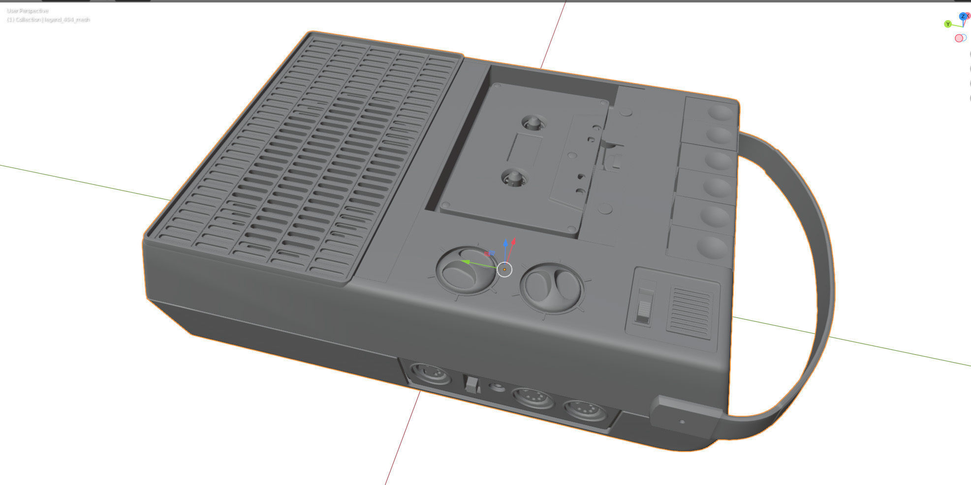 Recorder Legend 404 3D model CGTrader