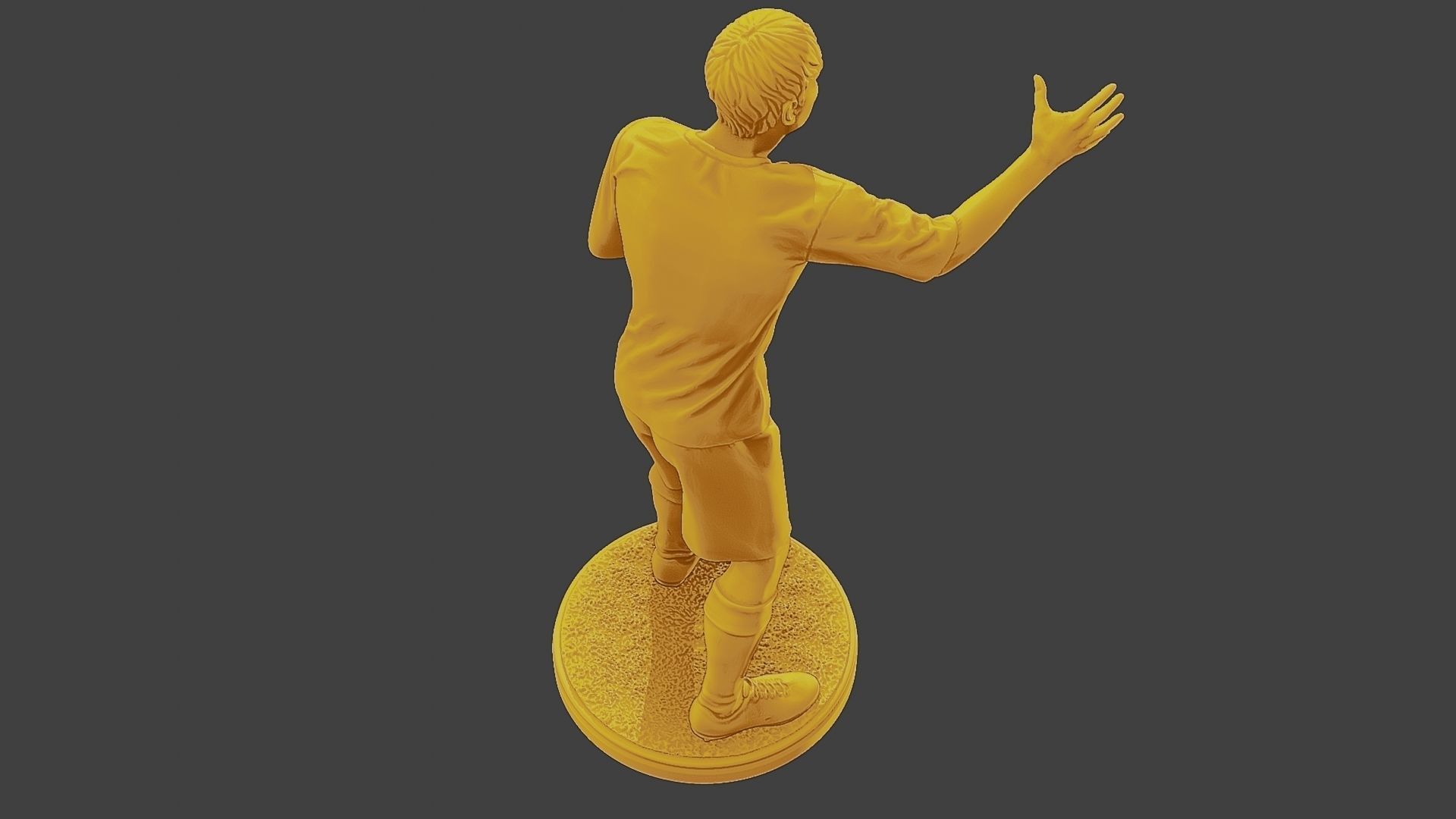 Soccer Player SP 043 3D model 3D printable | CGTrader