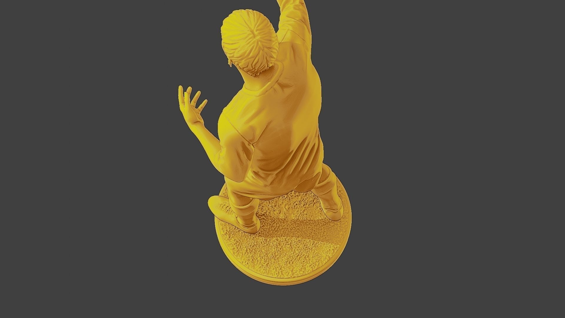 Soccer Player SP 043 3D model 3D printable | CGTrader