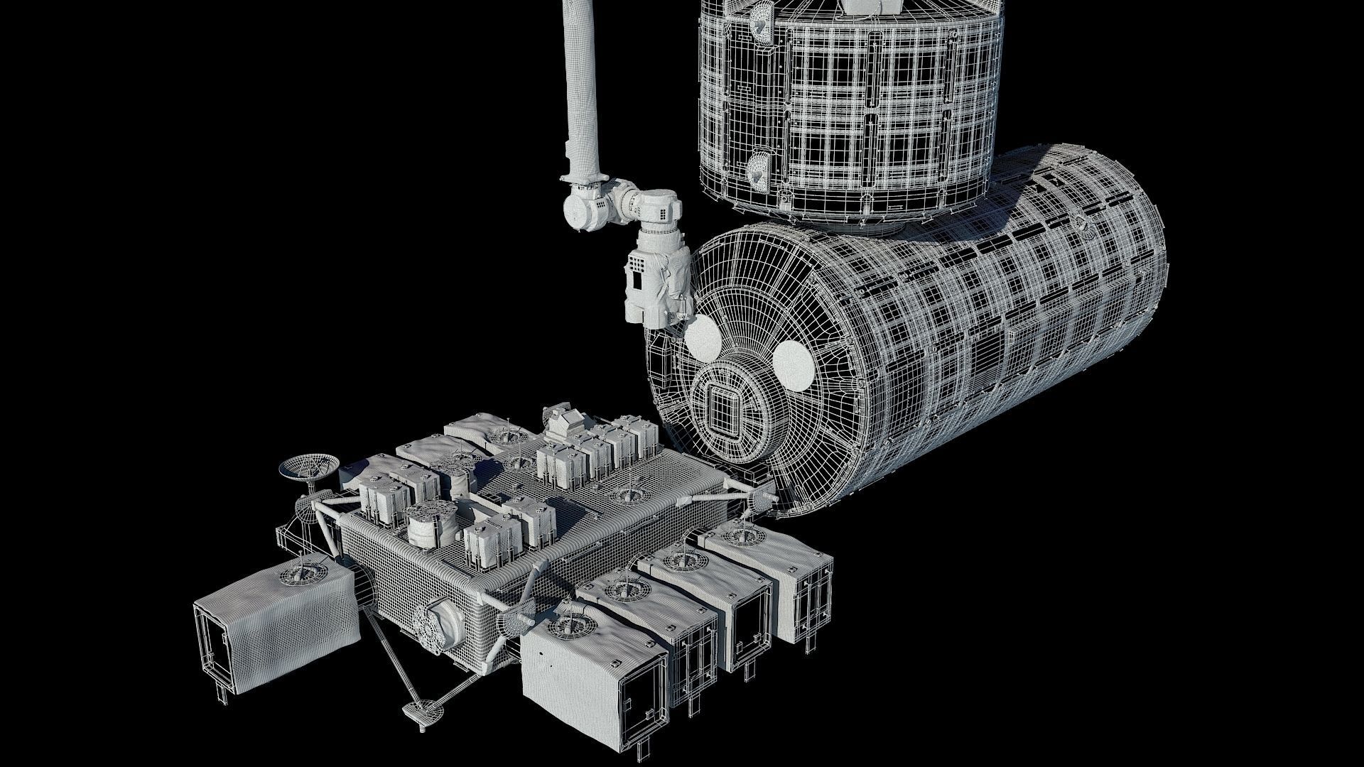 High quality 3D Model Kibo ISS module 3D model CGTrader